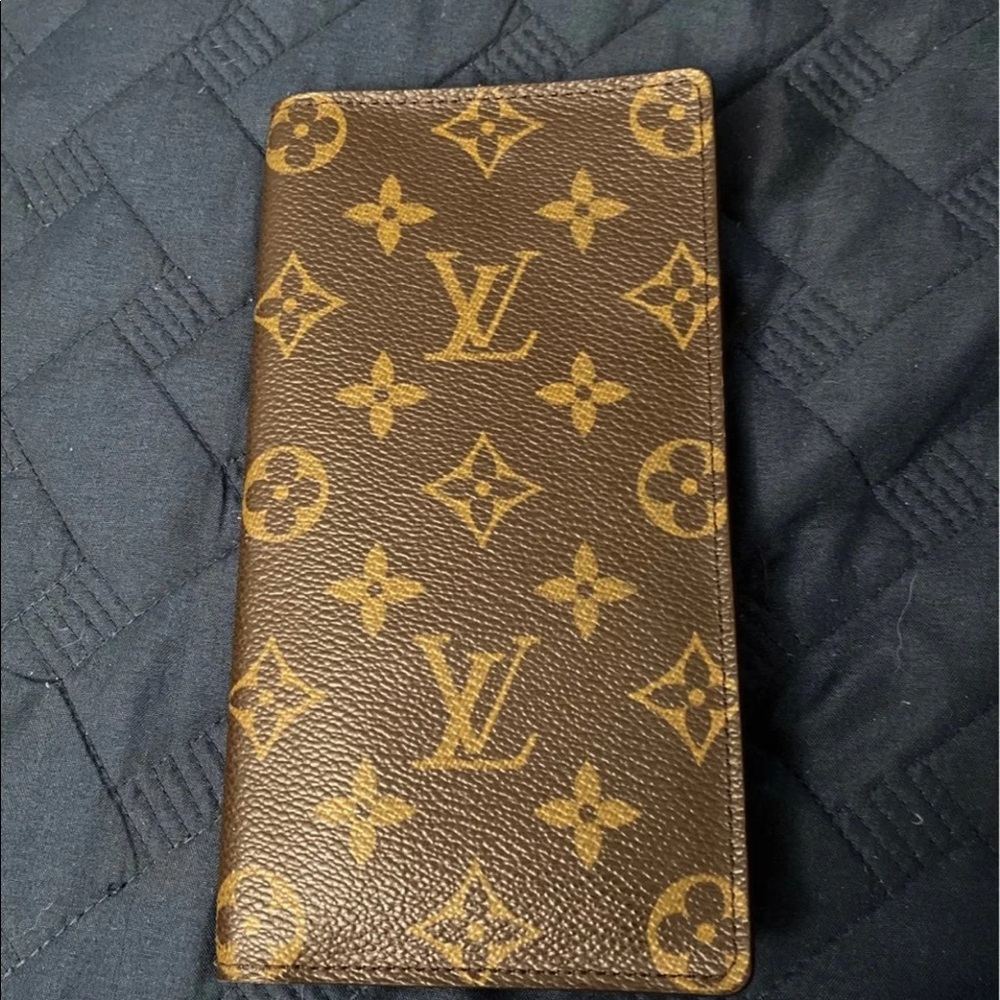 Louis Vuitton Checkbook Cover Monogram